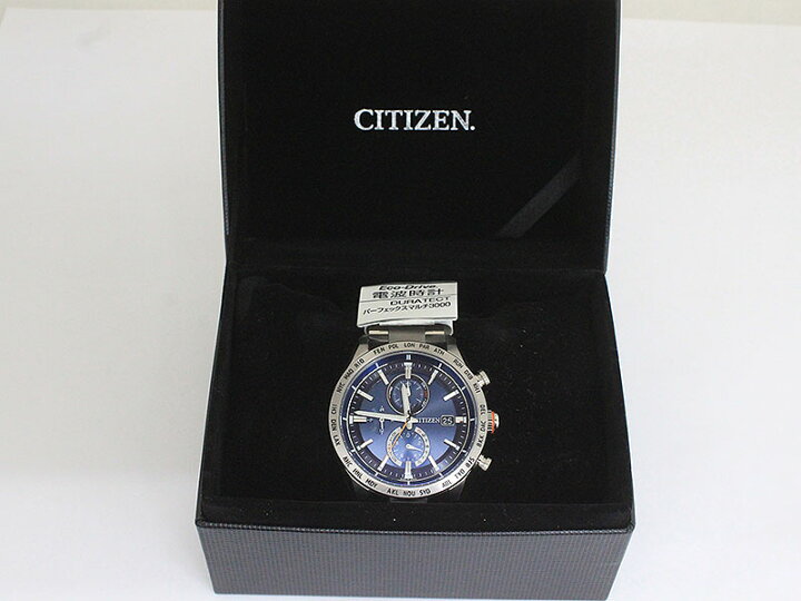 楽天市場】CITIZEN(シチズン) アテッサ H800-T025862 ネイビー文字盤 