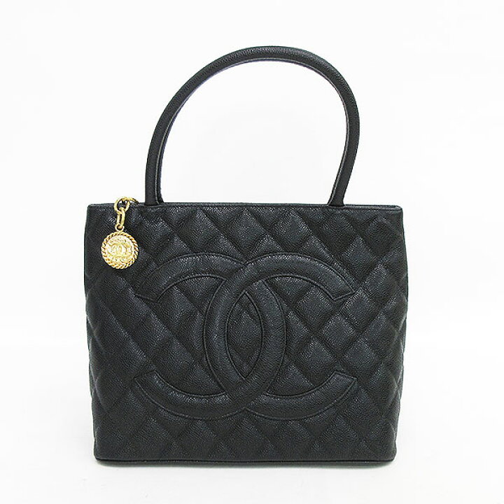 楽天市場】CHANEL(シャネル) 復刻版トートバッグ 黒 ブラック キャビア  