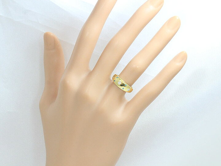 楽天市場】ダイヤモンド /ブルーダイヤモンド（処理） 計0.20ct リング  