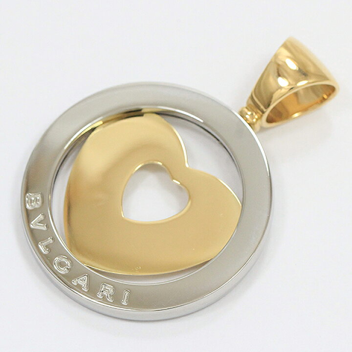 楽天市場】BVLGARI(ブルガリ) ペンダントトップ トンド ハート 18金  