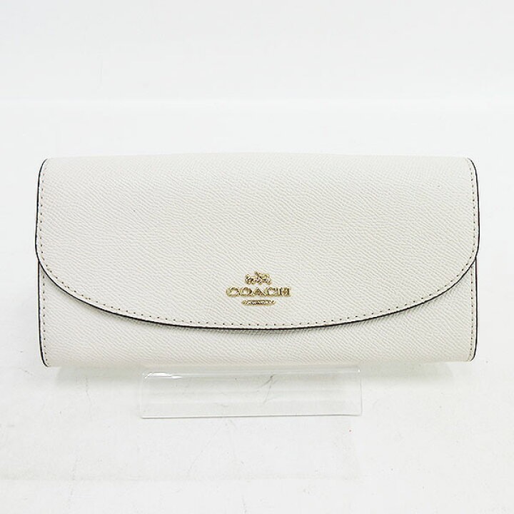 楽天市場】COACH(コーチ) 長財布 F54009 白 ホワイト レザー 