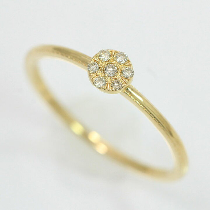 楽天市場】agete(アガット) リング ダイヤモンド 計0.03ct 7号 10金 
