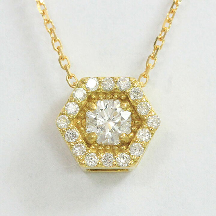楽天市場】ダイヤモンド 0.204ct/計0.08ct/D/VS1 ネックレス 18金  