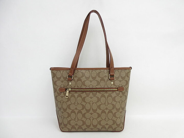 楽天市場】COACH(コーチ) シグネチャー トート バッグ F34603 ベージュ 