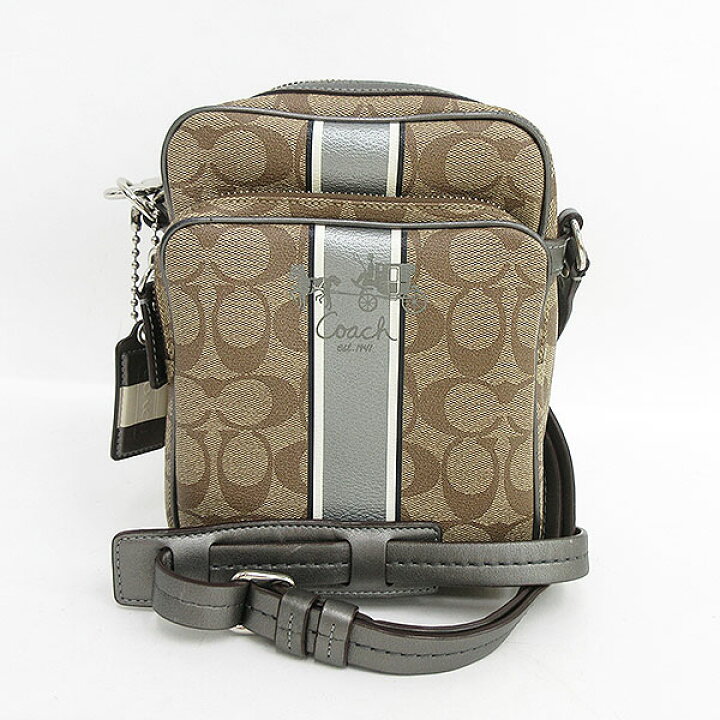 楽天市場】COACH(コーチ) シグネチャー ロングショルダーバッグ 斜め 