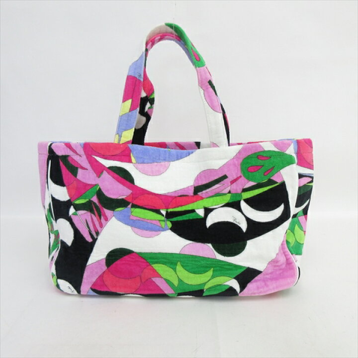 楽天市場】EMILIO PUCCI（エミリオプッチ） トートバッグ タオル地 