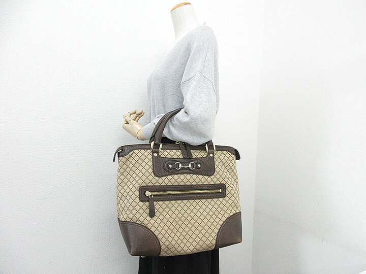 楽天市場】GUCCI(グッチ) ディアマンテ ホースビットトートバッグ 