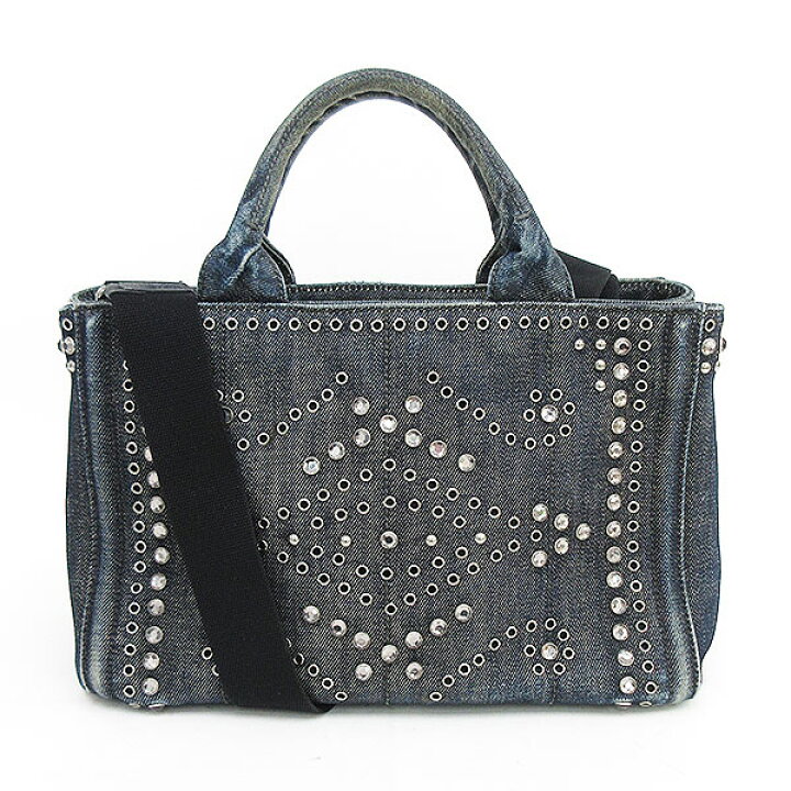 楽天市場】PRADA(プラダ) ビジュー カナパ 2WAY/ショルダーバッグ  