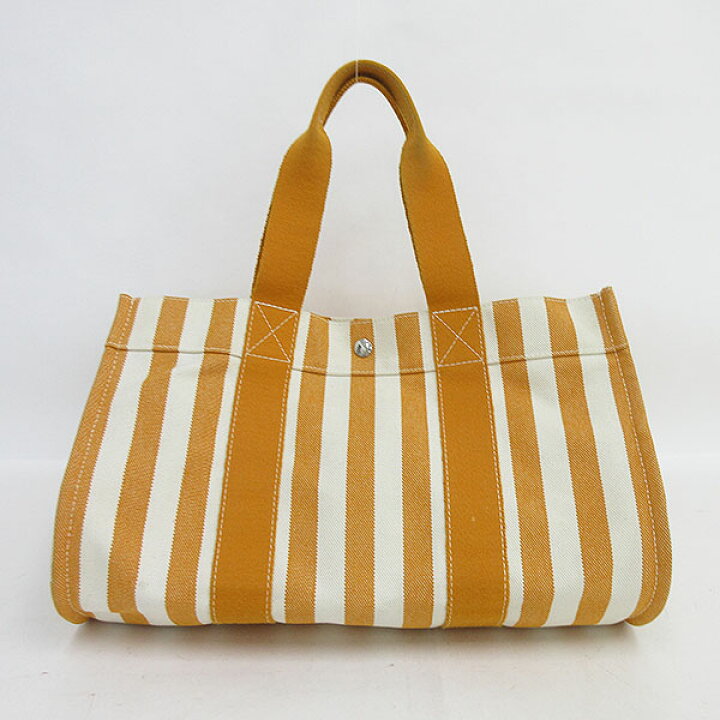 楽天市場】HERMES(エルメス) ストライプ カンヌGM トートバッグ 