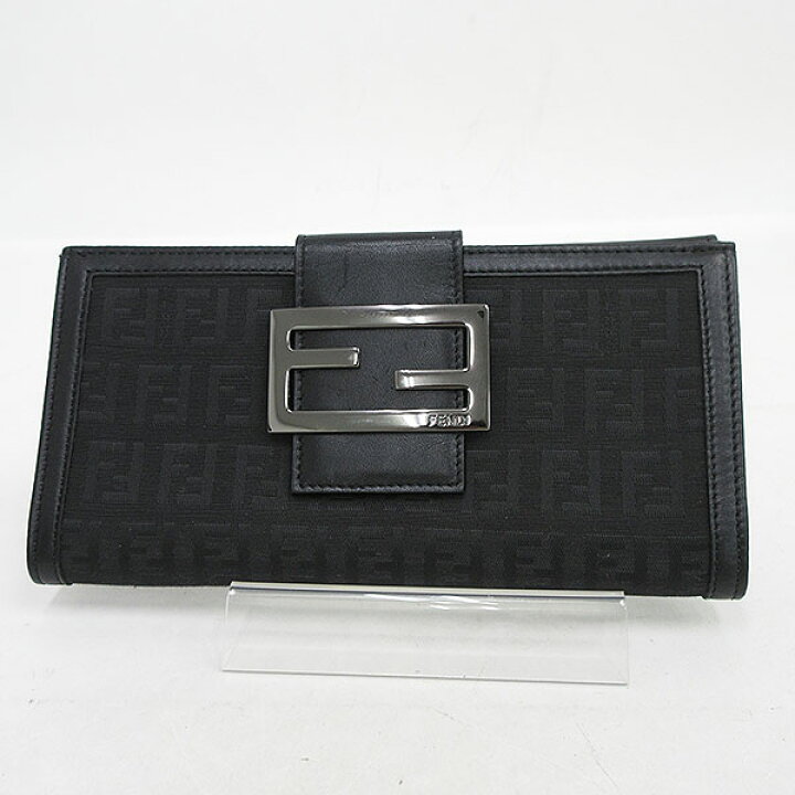 楽天市場】FENDI(フェンディ) ズッキーノ 長財布 黒 ブラック  
