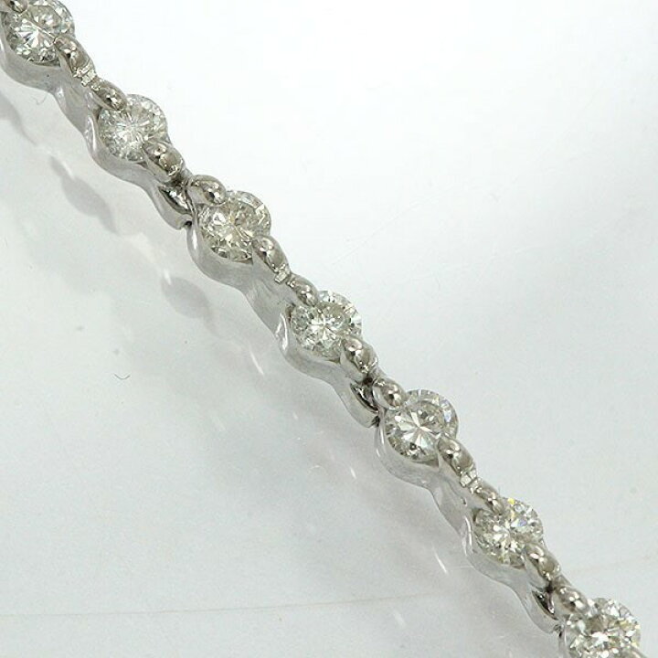 楽天市場】ブレスレット テニスブレス ダイヤモンド 計1.00ct 18金 