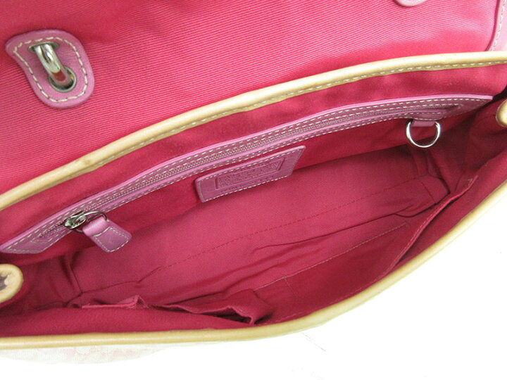 楽天市場】COACH(コーチ) ミニシグネチャー ハンドバッグ 6349 ピンク 