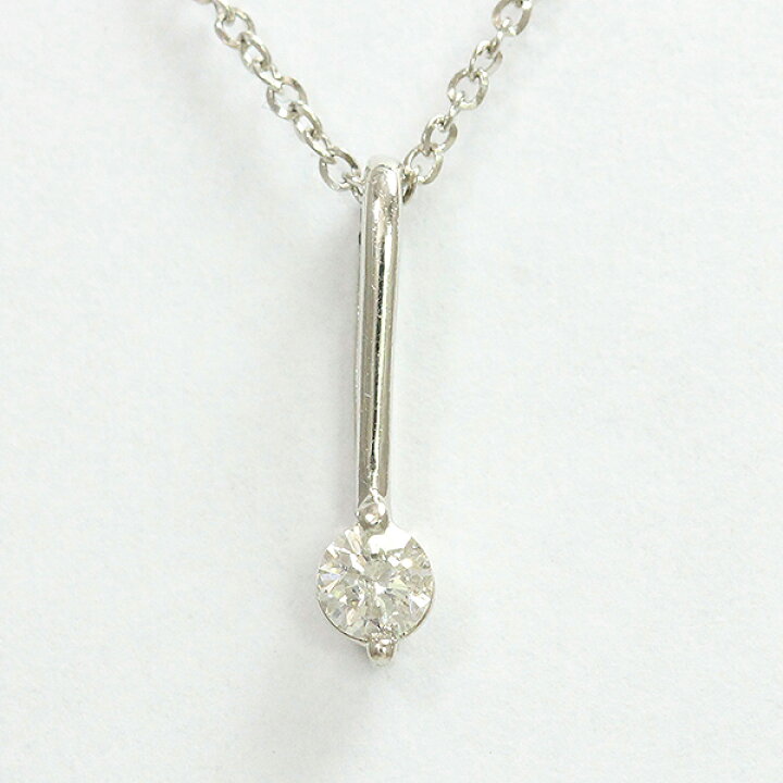楽天市場】ダイヤモンド 0.10ct ネックレス プラチナ(Pt850/Pt900  