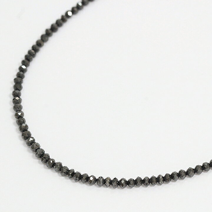 楽天市場】連ネックレス ブラックダイヤモンド 計20.33ct 18金ホワイト 
