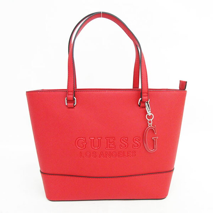 楽天市場】GUESS(ゲス) トートバッグ 赤 レッド PVC/ 【ブランドバッグ 