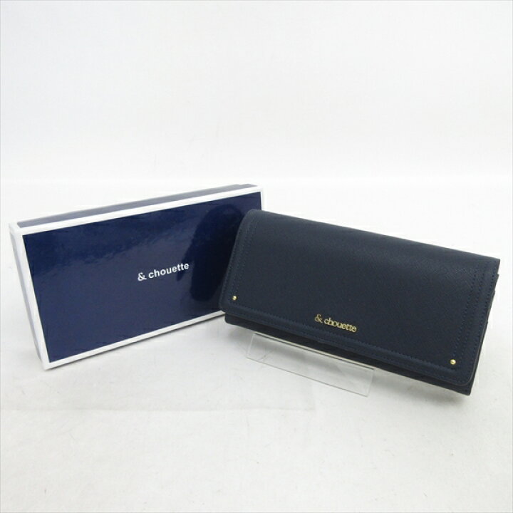 楽天市場】&chouette(アンドシュエット) 長財布 紺 ネイビー PVC 