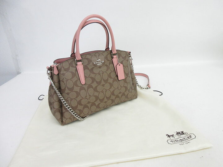 楽天市場】COACH(コーチ) シグネチャー 2WAY/ハンドバッグ/ロング 
