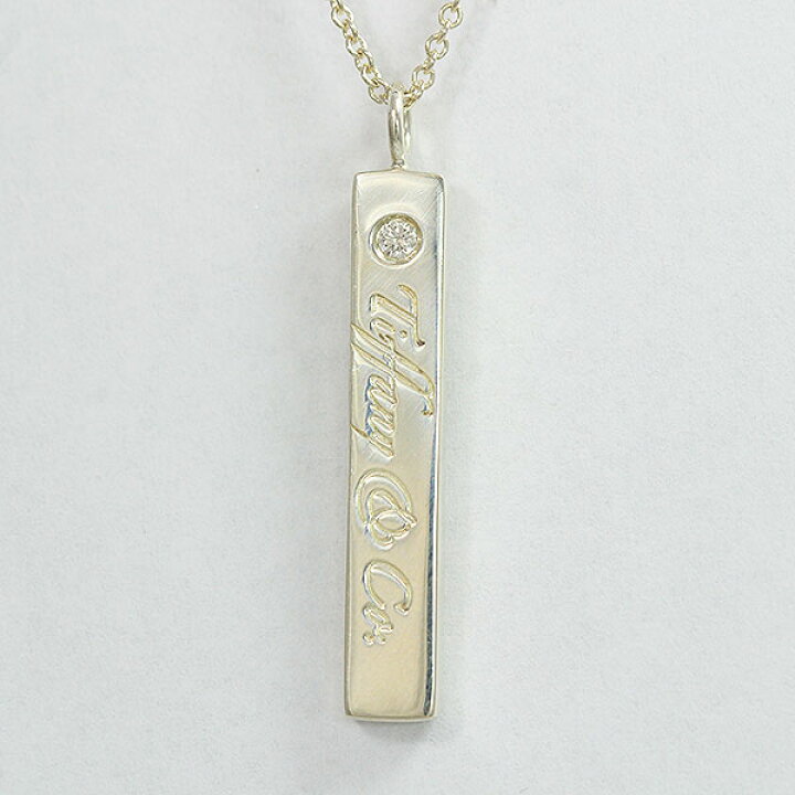 楽天市場】Tiffany&Co.(ティファニー) ノーツ ダイヤ 1P ネックレス 