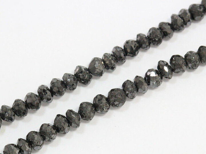 楽天市場】連ネックレス ブラックダイヤモンド 計50.00ct 18金ホワイト 