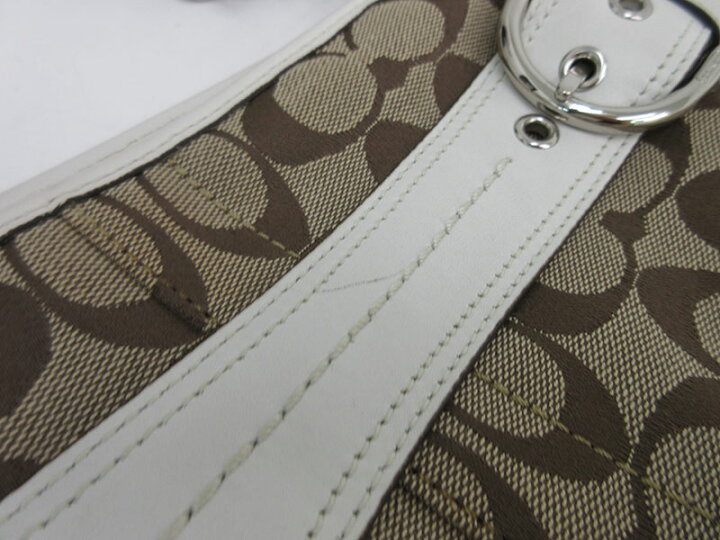 楽天市場】COACH(コーチ) シグネチャー ロングショルダーバッグ 斜め 