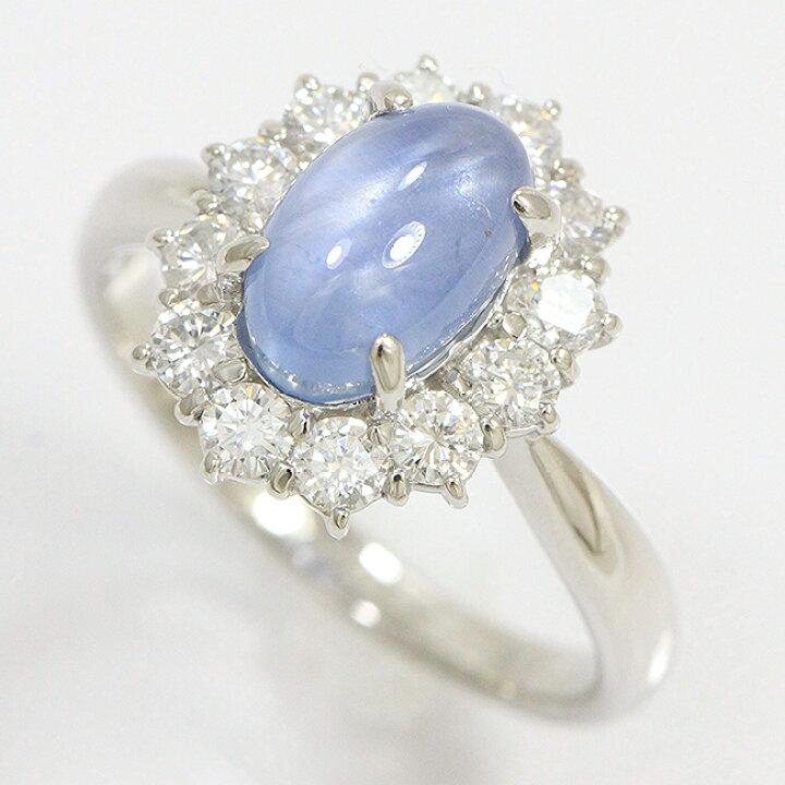 楽天市場】リング スターサファイア 4.82ct/ダイヤモンド 計0.81ct  