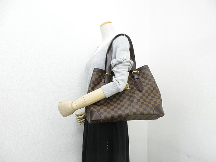 楽天市場】LOUIS VUITTON(ルイヴィトン) ダミエ ハムステッドMM トート  