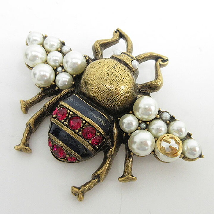 楽天市場】GUCCI(グッチ) ブローチ 蜂モチーフ 【中古】 アクセサリー  