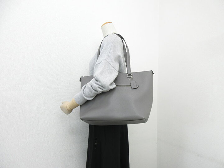 楽天市場】COACH(コーチ) トートバッグ F79608 グレー レザー 