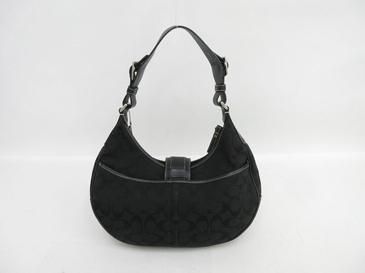楽天市場】COACH(コーチ) シグネチャー ワンショルダーバッグ 6363 黒 