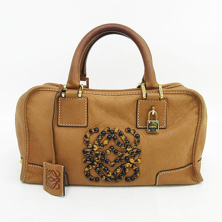 楽天市場】LOEWE(ロエベ) アマソナ28 ミニボストン ハンドバッグ 