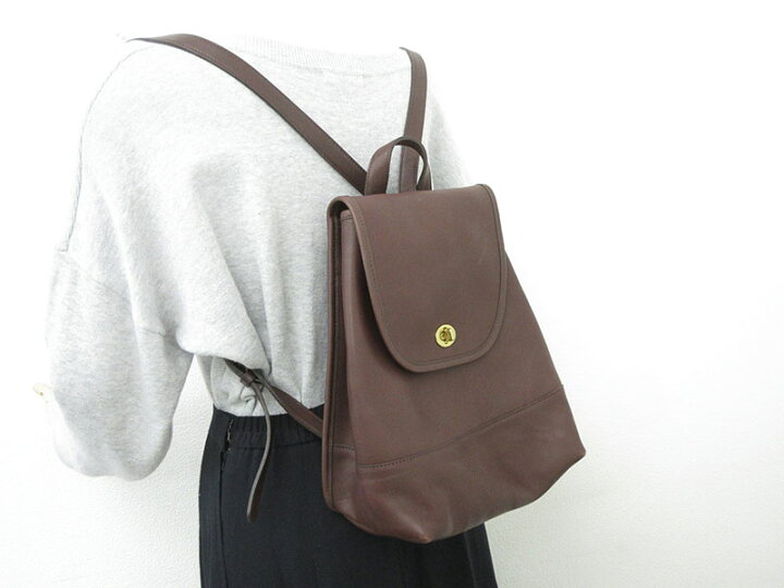 楽天市場】COACH(コーチ) オールド リュック 9791 茶 ブラウン レザー 
