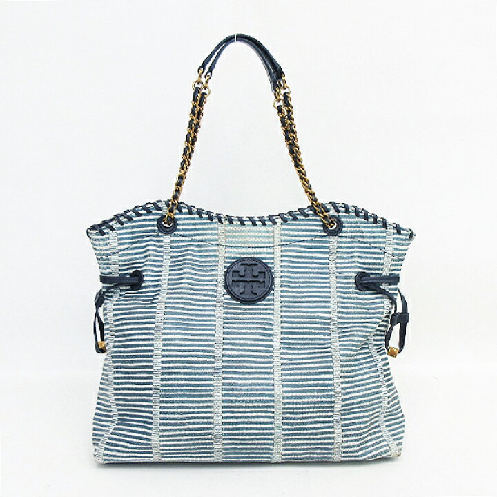 楽天市場】TORY BURCH(トリーバーチ) ストライプ マリオン チェーン  