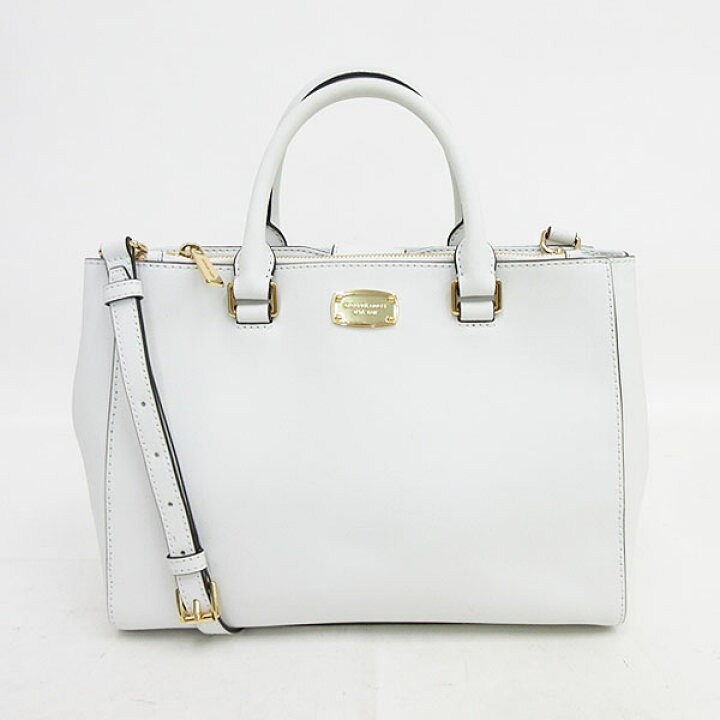 楽天市場】MICHAEL KORS（マイケルコース） 2WAYバッグ ハンド ロングショルダー 斜めがけ 35S6GSOT2L 白 ホワイト /  【ブランドバッグ】【中古】nb netshop【202377】 : とーたる 楽天市場店 【美品】MICHEL KORS マイケルコース  ショルダーバッグ 2way 白 マイケルコース　ショルダーバッグ　2way ホワイト