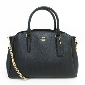 COACH(コーチ) 2WAY/ハンドバッグ/ロングショルダーバッグ 斜め掛け F28976 黒 ブラック 【ブランドバッグ】 【中古】 netshop【2023719】