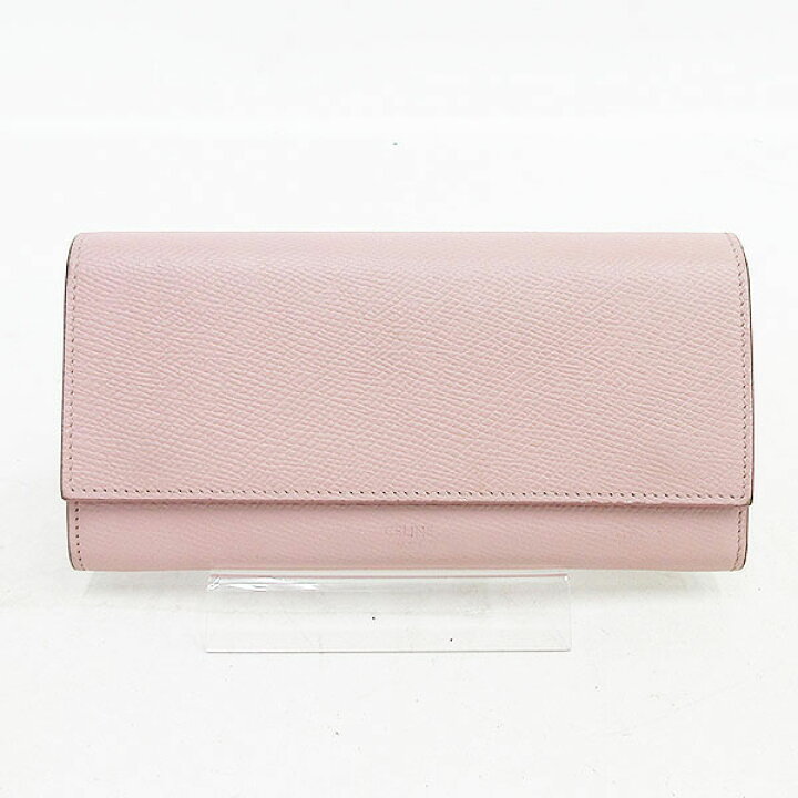 楽天市場】CELINE(セリーヌ) 長財布 ラージフラップウォレット ピンク  
