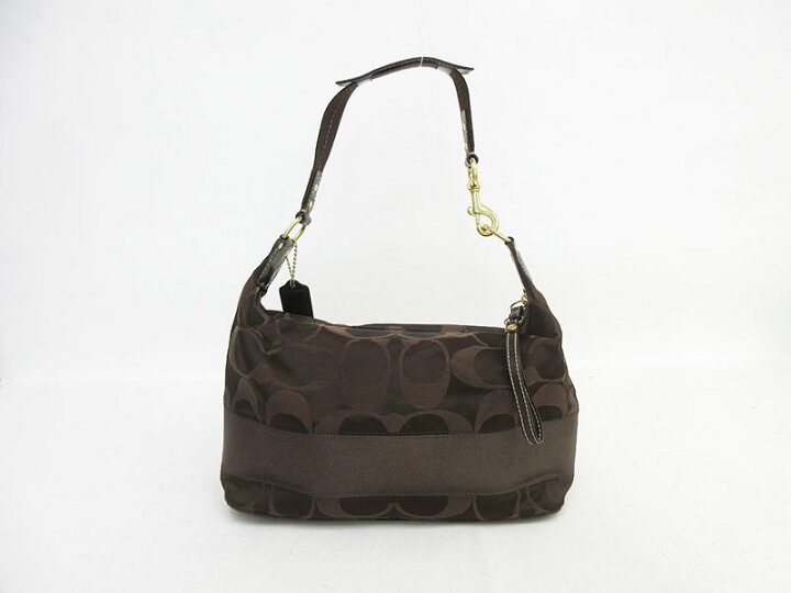 楽天市場】COACH(コーチ) シグネチャー ハンドバッグ F18039 茶 