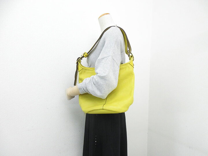 楽天市場】COACH(コーチ) ショルダーバッグ 11422 黄色 レザー 
