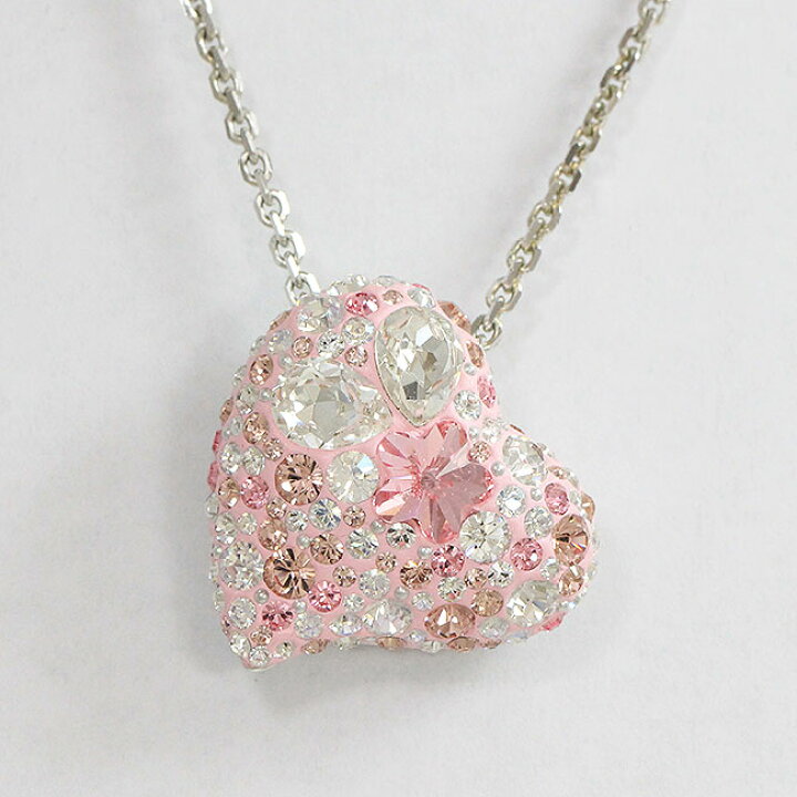 楽天市場】SWAROVSKI(スワロフスキー) ネックレス ピンク ハート 