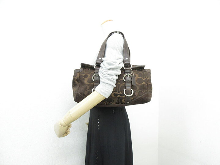 楽天市場】COACH(コーチ) シグネチャー ハンドバッグ 10145 茶 