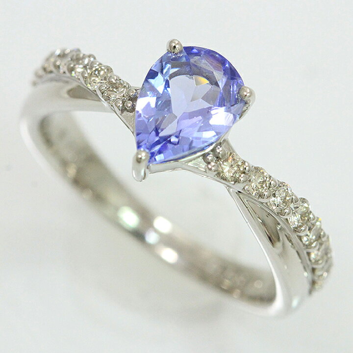 楽天市場】タンザナイト 0.58ct/ダイヤモンド 計0.25ct リング 6号 