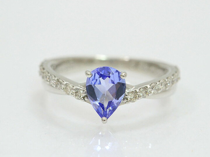 楽天市場】タンザナイト 0.58ct/ダイヤモンド 計0.25ct リング 6号 