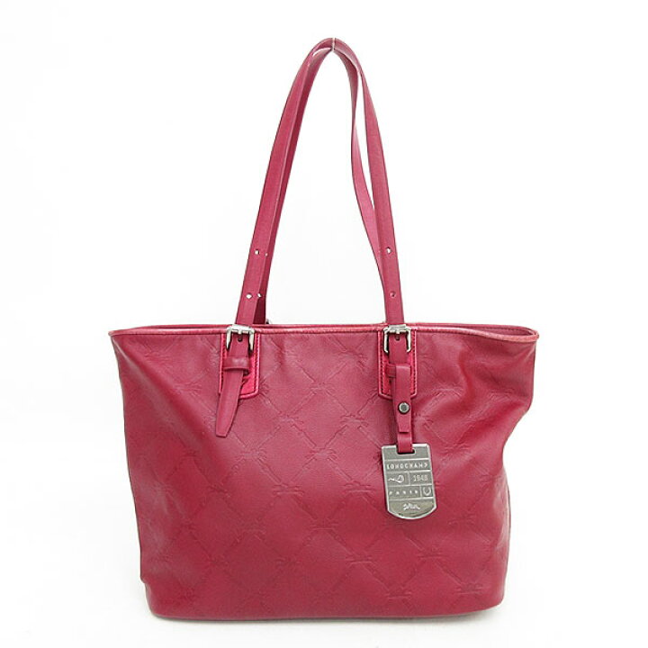 楽天市場】LONGCHAMP(ロンシャン) トートバッグ ボルドー レザー 