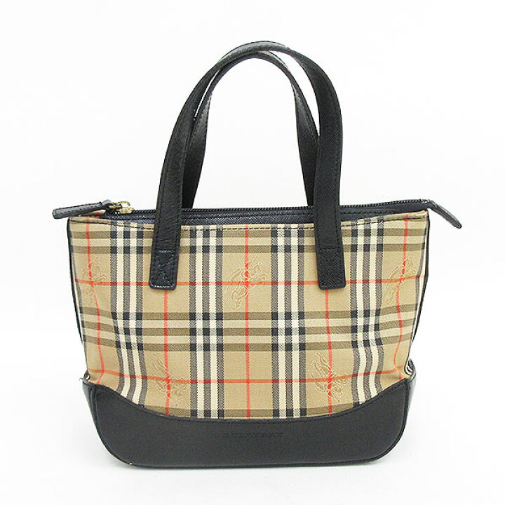 楽天市場】BURBERRY(バーバリー) チェック柄 ミニトートバッグ ハンド 