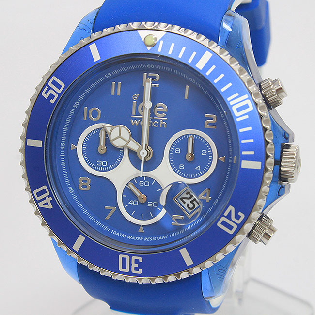 ice watch(アイスウォッチ) 青 ラバー クォーツ メンズ 腕時計 netshop