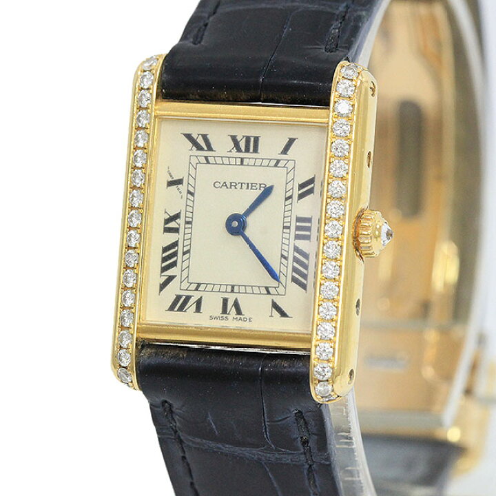 楽天市場】Cartier(カルティエ) タンクルイSM ダイヤ 18金イエロー 
