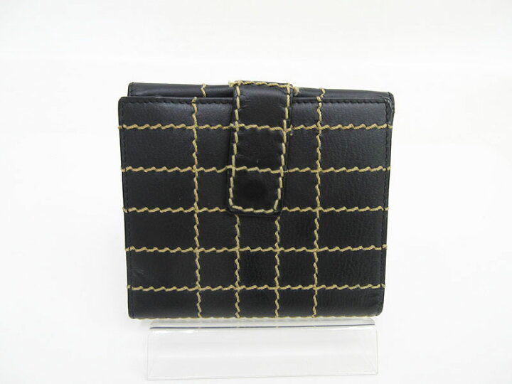 楽天市場】CHANEL(シャネル) Wホック財布 ワイルドステッチ チョコバー 