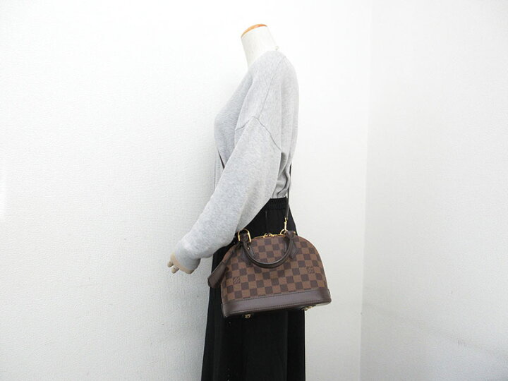 楽天市場】LOUIS VUITTON(ルイヴィトン) ダミエ アルマBB 2WAYバッグ 