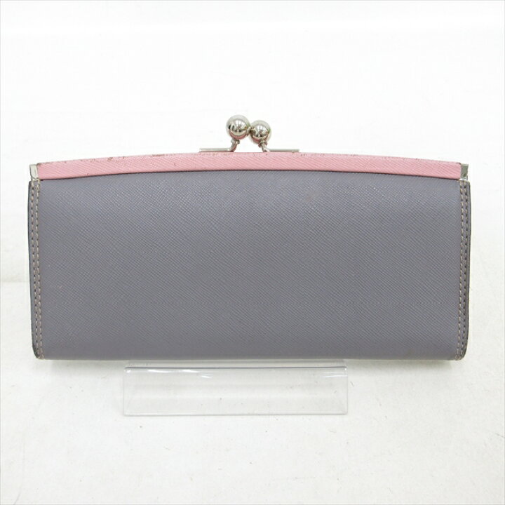 楽天市場】Paul Smith(ポールスミス) がま口 長財布 グレー×ピンク 