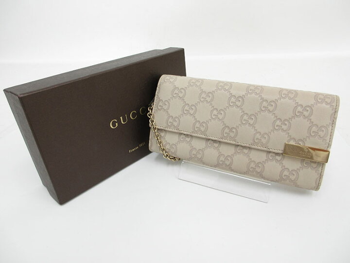 楽天市場】GUCCI(グッチ) チェーンウォレット 長財布 269541 