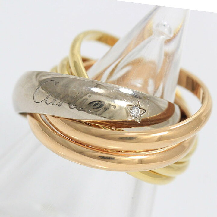 楽天市場】Cartier(カルティエ) トリニティ ラベルリング スリーカラー 
